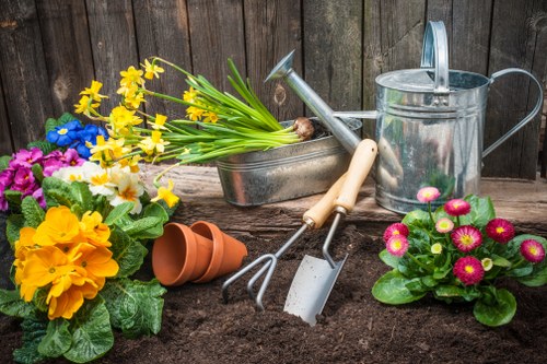 Modern landscape design features for Woodford Green gardens